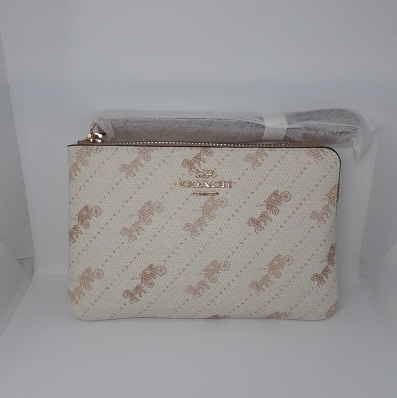 Coach Wristlet Horse And Carriage Print - Picture 6 of 13